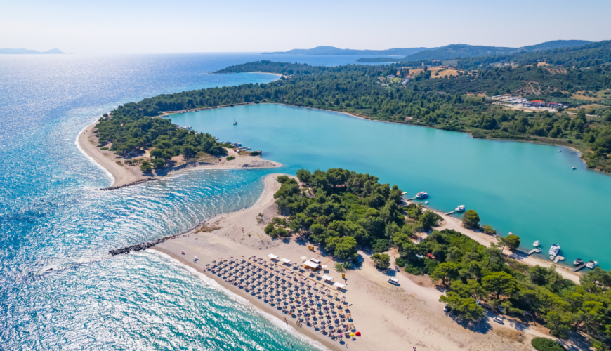 Glarokavos Beach and Lagoon